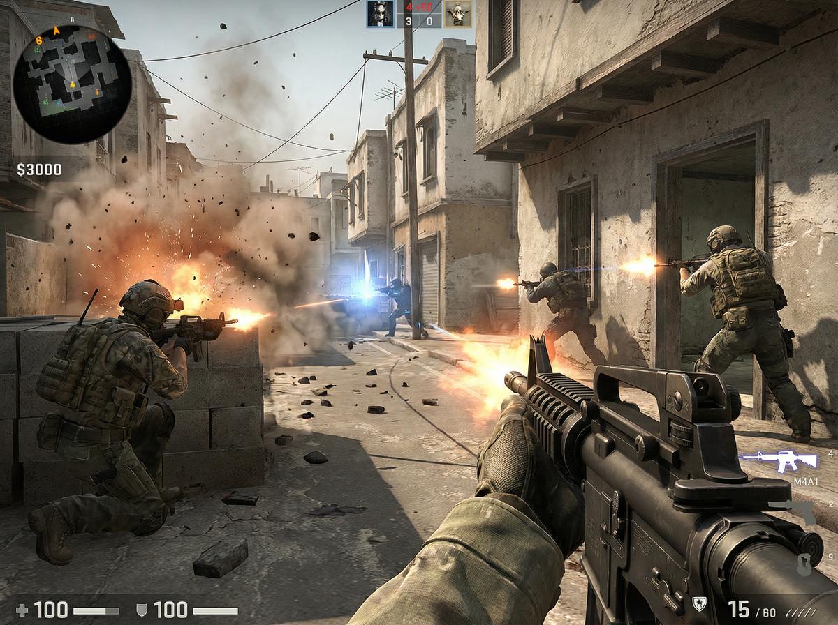 精神小妹反恐精英视频解说